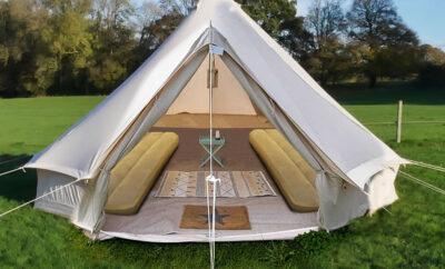 Budget Pre-Pitched 5m Bell Tent #03